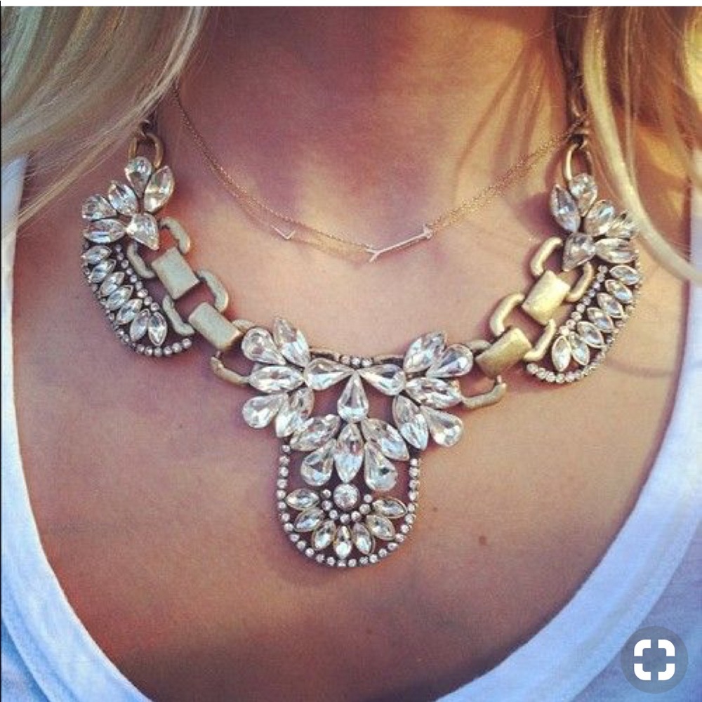 Jcrew crystal necklace